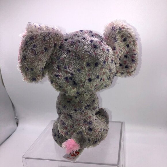 TY Beanie Boos Specks the Elephant 6" Plush Pink Glitter Eyes Stuffed Animal - Picture 4 of 5